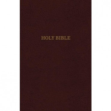 KJV Reference Bible, Burgundy, Personal Size, Giant Print