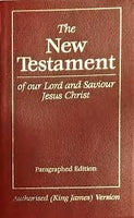 Paragraphed New Testament (vinyl paperback) - Burgundy [55/SBG]