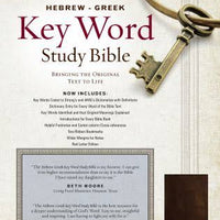 Hebrew Greek Key Word Study Bible Black Bonded leather (KJV) 9781617159817