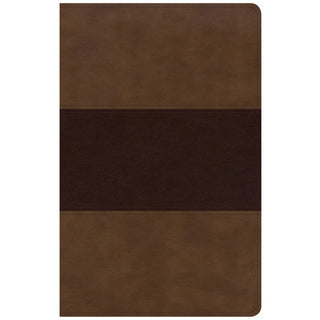 KJV Large Print Personal Size Reference Bible, Saddle Brown