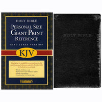 KJV Giant Print Personal Size Reference   Burgundy Imitation Leather