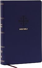 NKJV Large Print Personal Size End-of-Verse Reference Bible; Personal Size; Blue - 9780785294504