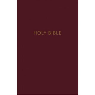 NKJV Pew Bible, Burgundy, Red Letter Ed.