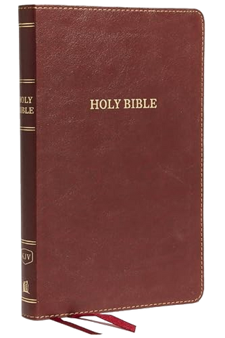 KJV Thinline Bible, Burgundy Leathersoft