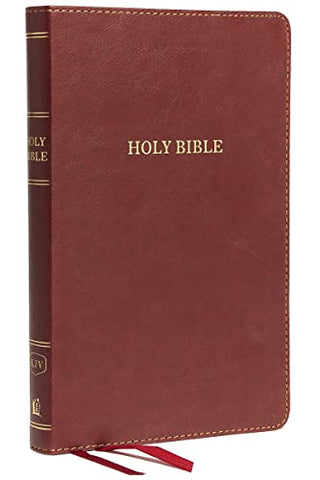 KJV Thinline Bible, Burgundy Leathersoft