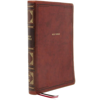 NKJV Reference Bible, Super Giant Print, Brown