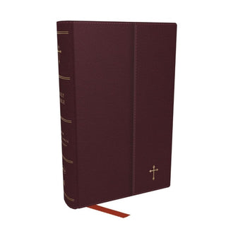 NKJV Compact Paragraph-Style Reference Bible, Burgundy