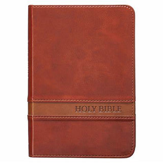 KJV Large Print Compact Bible, Brown