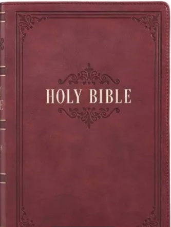 KJV Giant Print Bible, Burgundy, Indexed – Tabernacle Bookshop