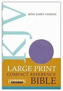 KJV Large Print Compact Reference Bible, Lilac