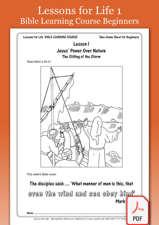 Bible Learning Course Beginners Book 1 Electronic Version cover image