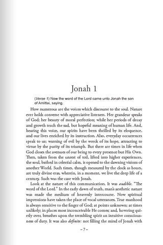 Practical Readings in the Book of Jonah