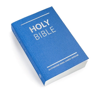 Hampton Compact Text Bible in Blue Paperback