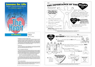 Junior Church Infants The Heart spread image.