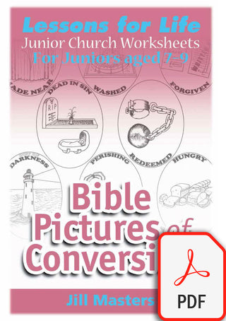 Junior Church Juniors Bible Pictures of Conversion pdf Cover