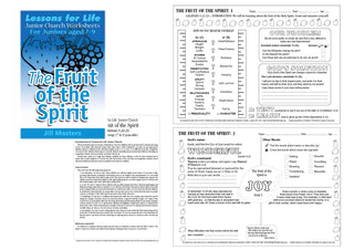 Junior Church Juniors The Fruit of the Spirit spread image.
