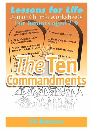 Junior Church Juniors The Ten Commandments cover image.