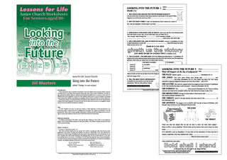 Junior Church Seniors Looking into the Future spread image.