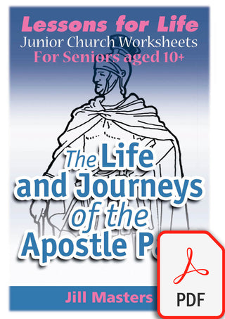 Junior Church Seniors The Life and Journeys of Paul pdf Cover