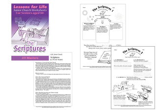 Junior Church Seniors The Scriptures spread image.