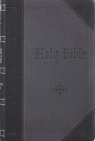 KJV Giant Print Bible Black/Grey cover image.