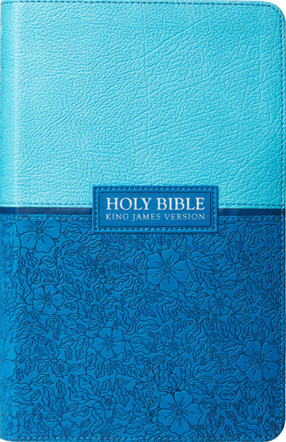 KJV Giant Print Bible Blue cover image.
