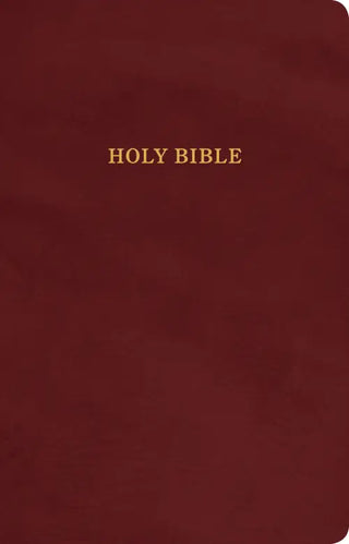 KJV Gift and Award Bible Burgundy Red Letter Edition cover image.