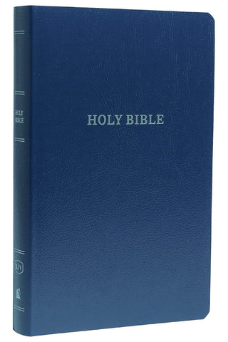 KJV Gift and Award Bible (Navy) Red Letter Edition cover image.