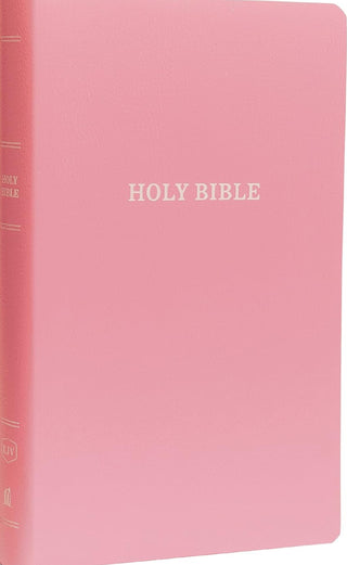 KJV Gift and Award Bible Pink Red Letter Edition cover image.