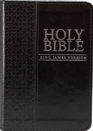 KJV Mini Pocket Bible, Black cover image.