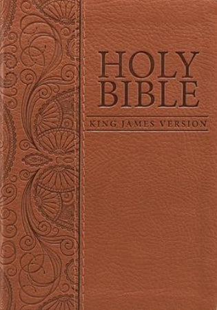 KJV Mini Pocket Bible, Tan cover image.