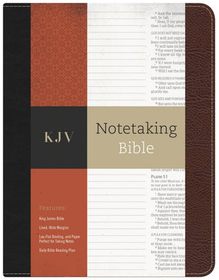 KJV Notetaking Bible cover image.