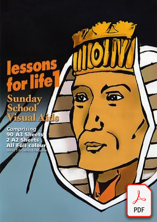 Lessons for Life 1 Sunday School Visual Aids cover sheet image.