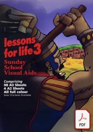 Lessons for Life 3 Sunday School Visual Aids cover image.