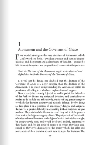 The Atonement: in its Relation to the Covenant, the Priesthood and Intercession of Our Lord