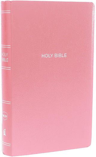 NKJV Gift and Award Bible Pink Leatherflex cover image.