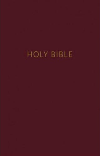 NKJV Pew Bible Burgundy cover image.