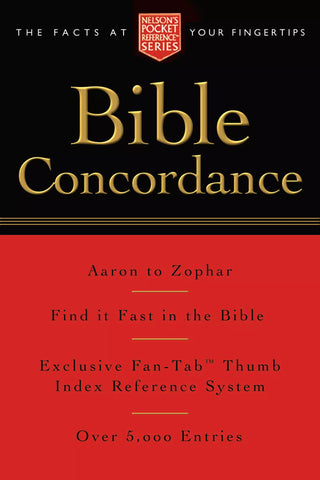 Pocket Bible Concordance cover image.