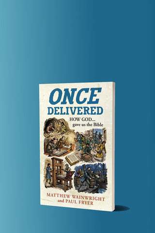 Slide showing the book Once Delivered by Matthew Wainwright.