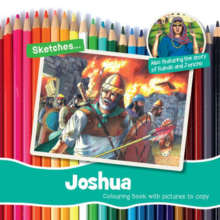 Sketches... Joshua Colouring book cover image
