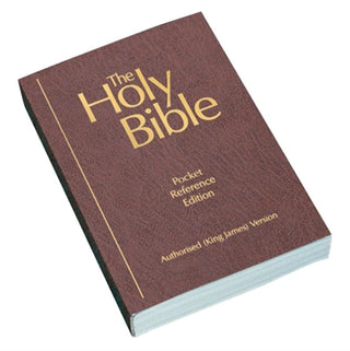 Pocket Reference Bible - Burgundy paperback cover image