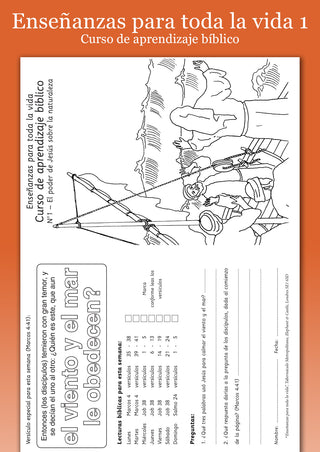Spanish Lessons for Life 1 Bible Learning Course