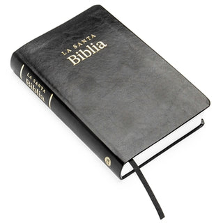 Spanish Bible Black Imitation leather cover