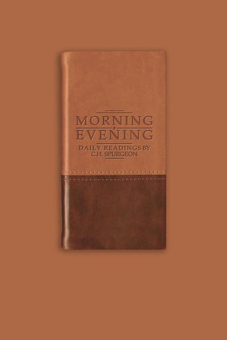 Side showing Spurgeon's Morning and Evening Daily Devotional Readings.