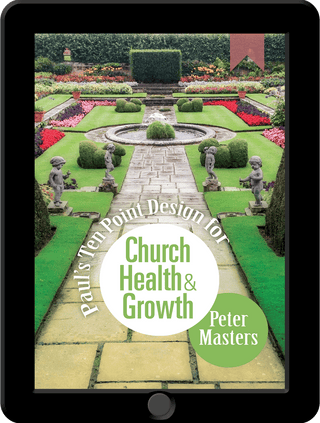 Paul's Ten Point Design for Church Health & Growth kindle version by Peter Masters cover image.