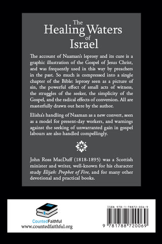 The Healing Waters of Israel by John Ross MacDuff Back cover image