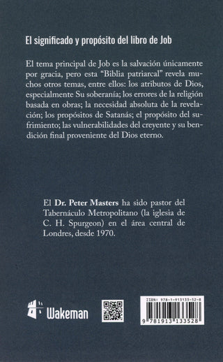 El significado y propósito del libro de Job by Peter Masters back cover image