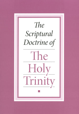 The Scriptural Doctrine of the Holy Trinity cover image