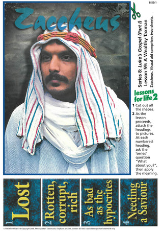 Lessons for Life 2 Sunday School Visual Aids sample 1 image.