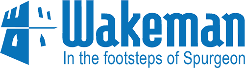 Wakeman logo showing a castle and the slogan n the footsteps of purgeon.